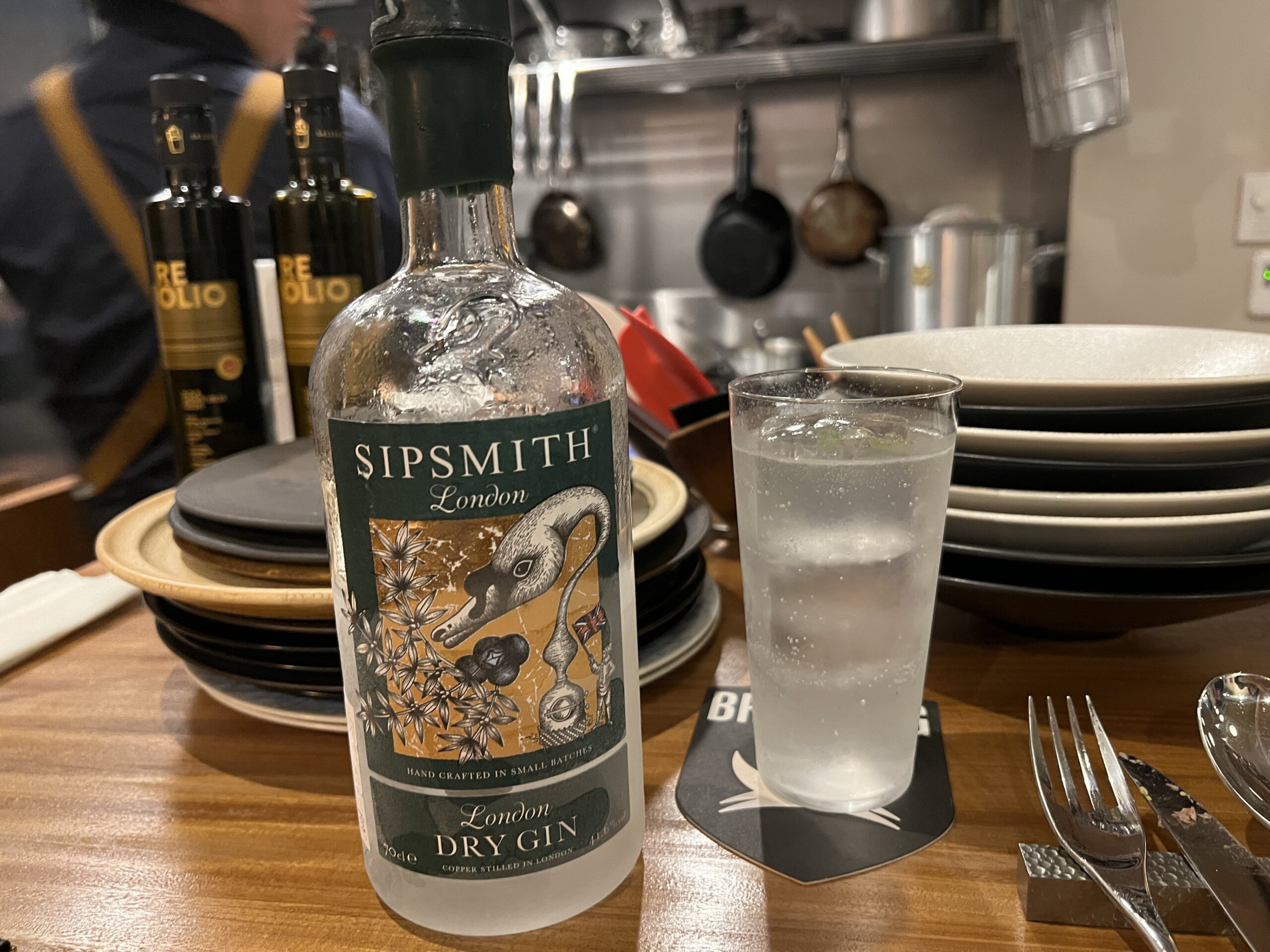 シップスミスで作ったジントニック