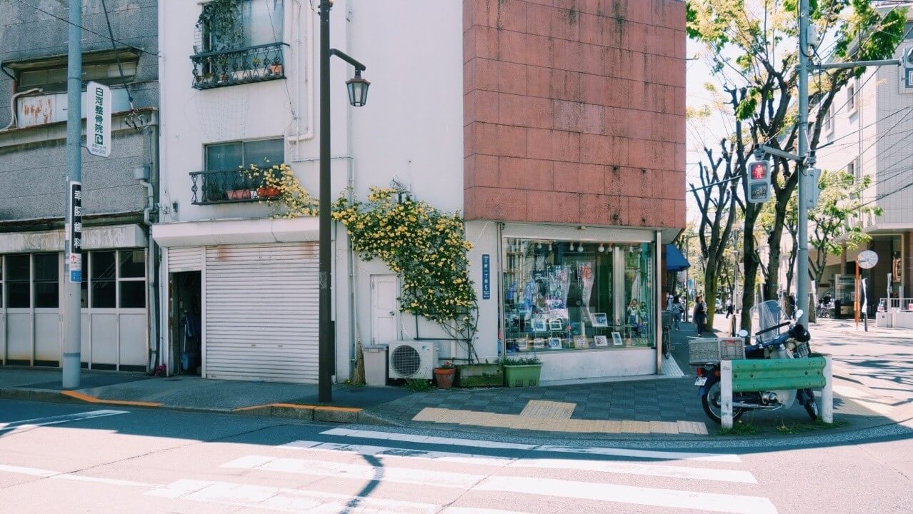 東京下町、深川の風景
