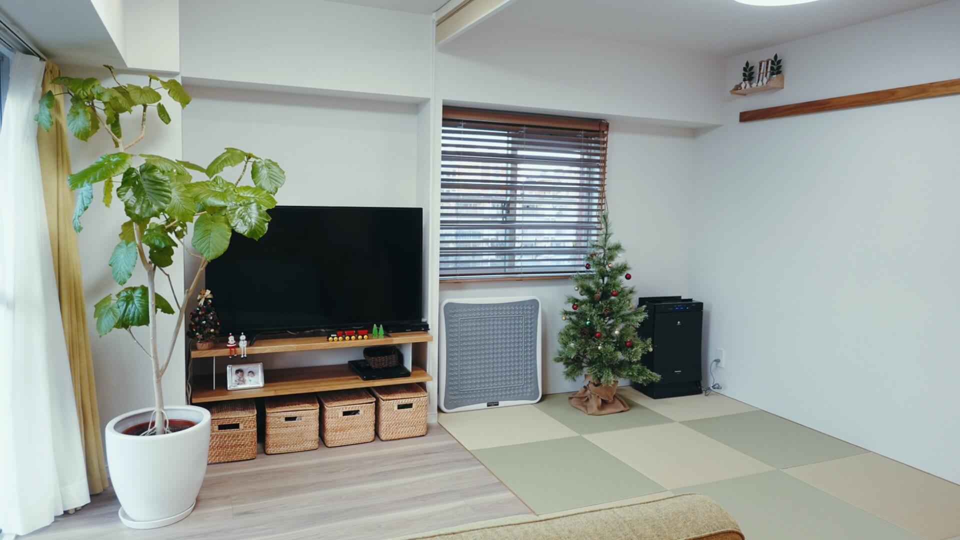 リビングと和室部分