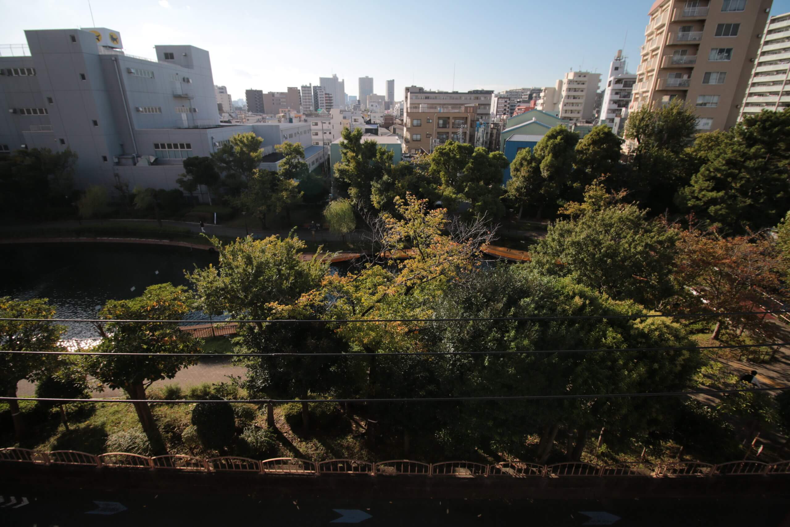 バルコニーからの眺望