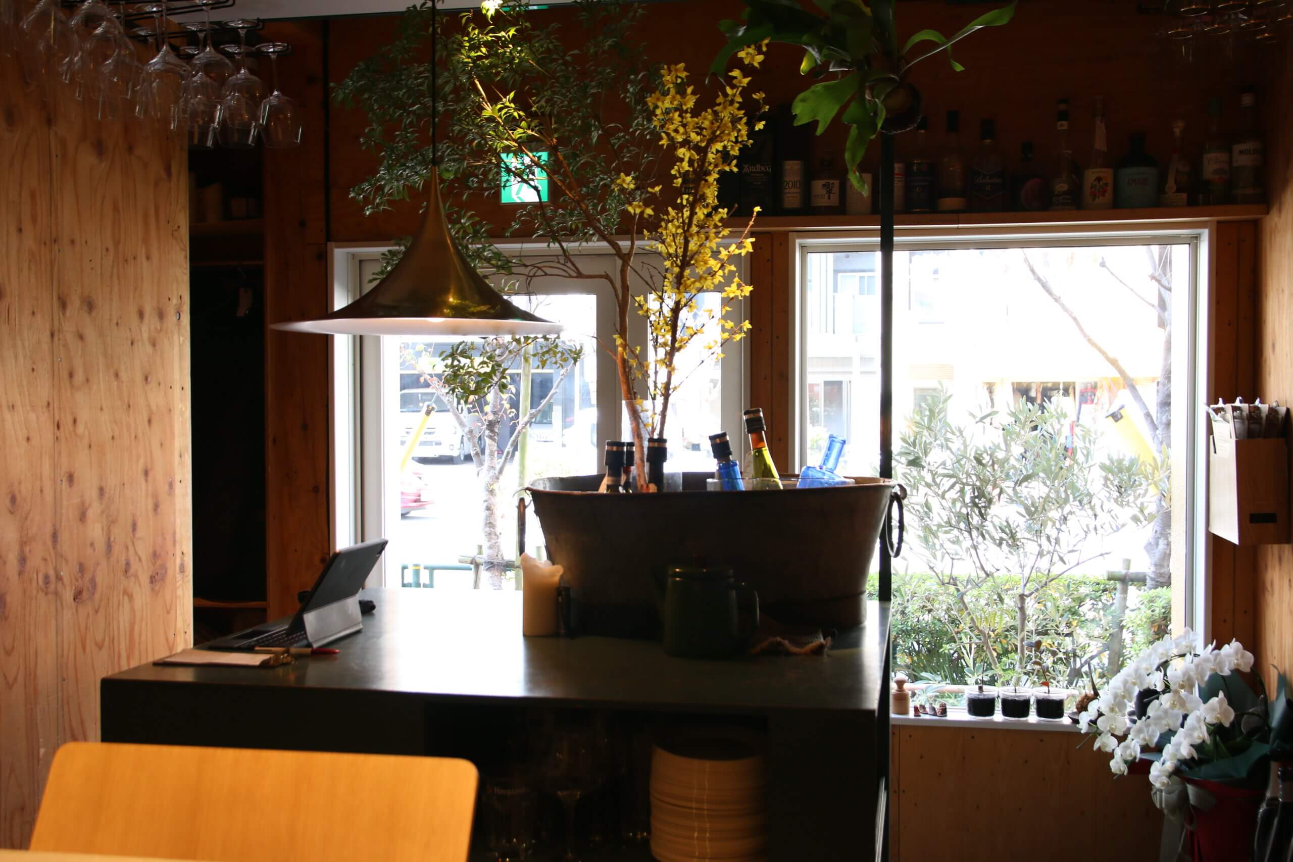 イタリアンレストラン:リノベされた店内