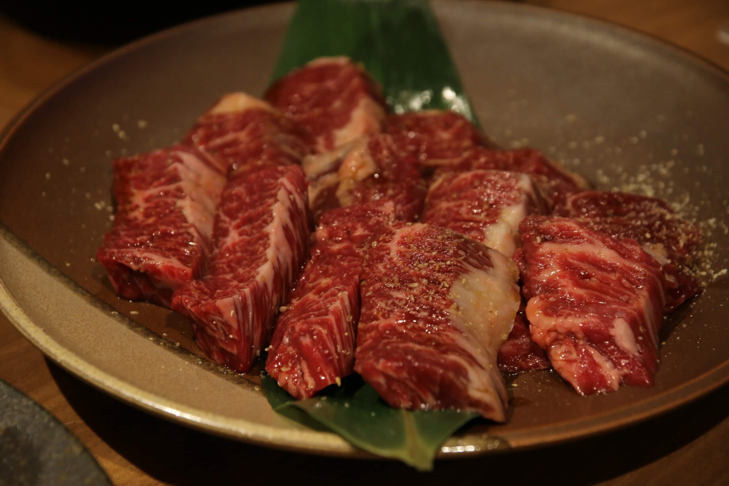 清澄白河の焼肉店:和牛ハラミ肉