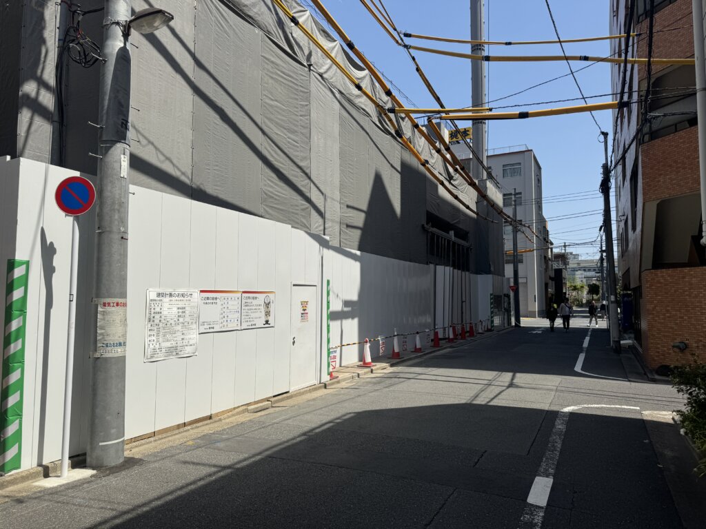 新築マンション探訪: ザ・パークハウス富岡門前仲町の工事中現場