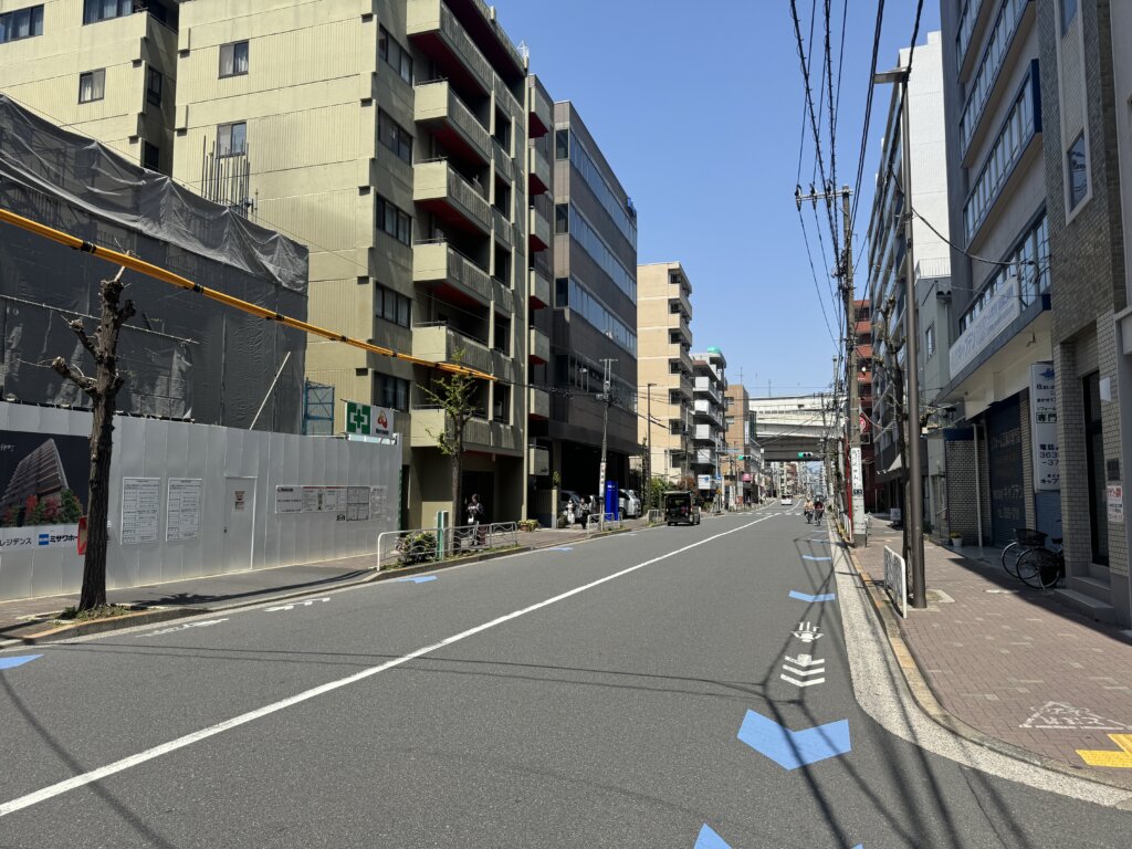 新築マンション探訪: ザ・パークハウス富岡門前仲町の工事中現場