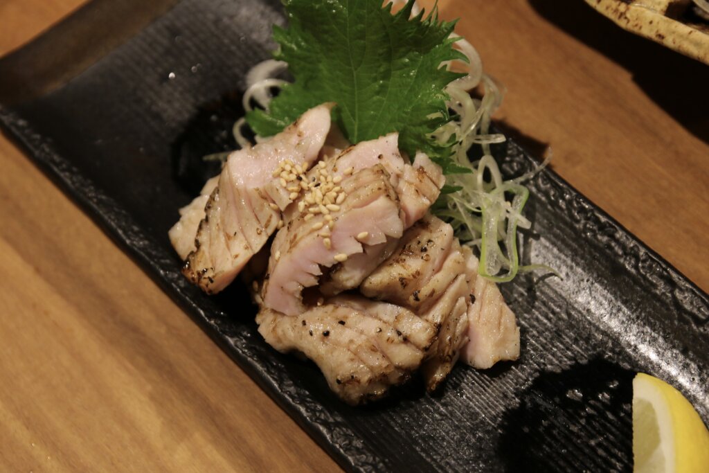 清澄白河の焼肉店:人気のミノ刺し